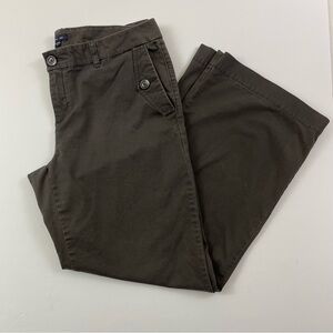 GAP Bootcut  Dark Gray Chinos Women’s 14